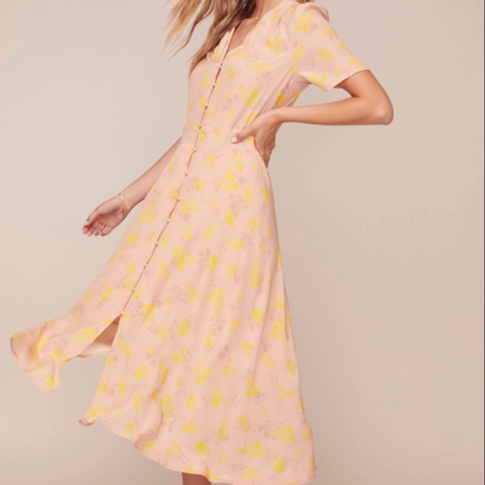 Astr The Label midi dress